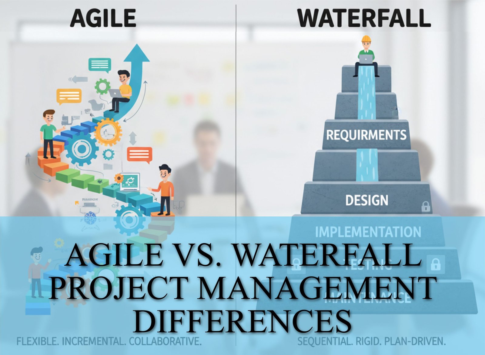 Discover the core differences between Agile and Waterfall project management methods. Learn more to choose the right approach for your team.